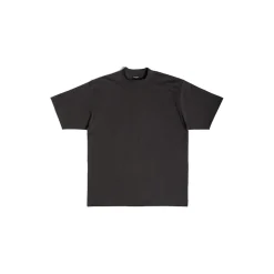 T-shirt Bb Paris Strass Medium Fit in Nero Délavé