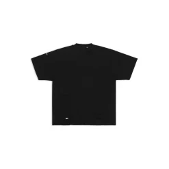T-shirt Caps Boxy Fit in Nero