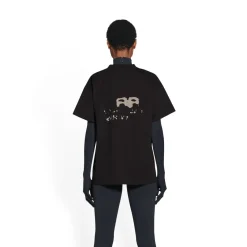 T-shirt Hand-drawn Bb Icon Medium Fit in Nero