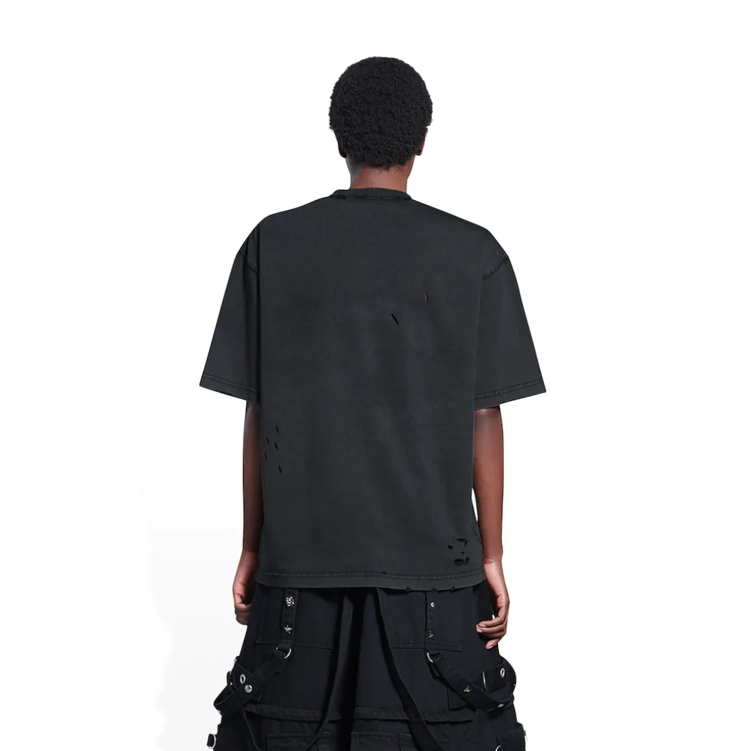 T-shirt Maison Balenciaga Medium Fit da Donna in Nero