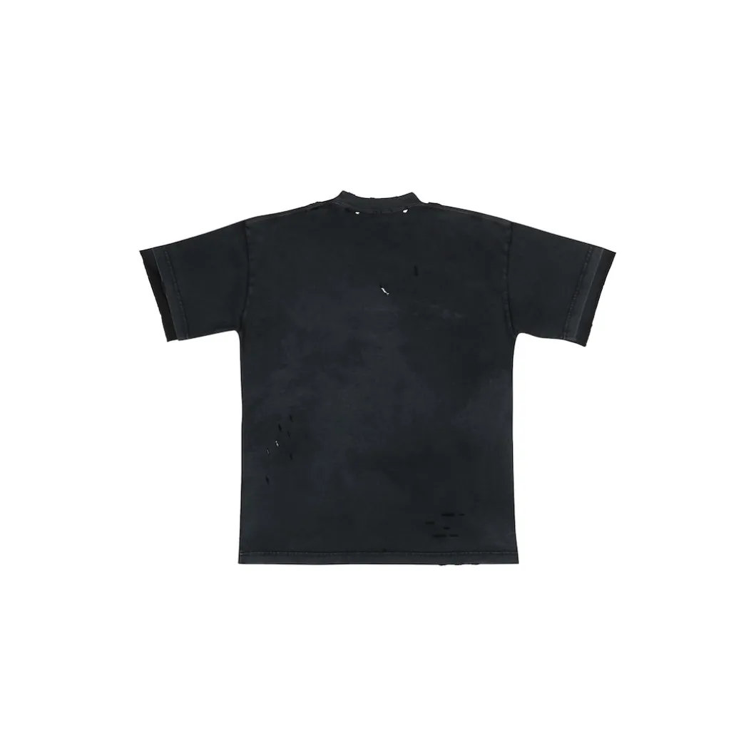 T-shirt Maison Balenciaga Medium Fit da Donna in Nero
