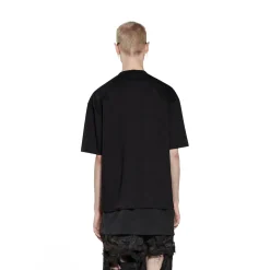 T-shirt Mirror Balenciaga Medium Fit in Nero