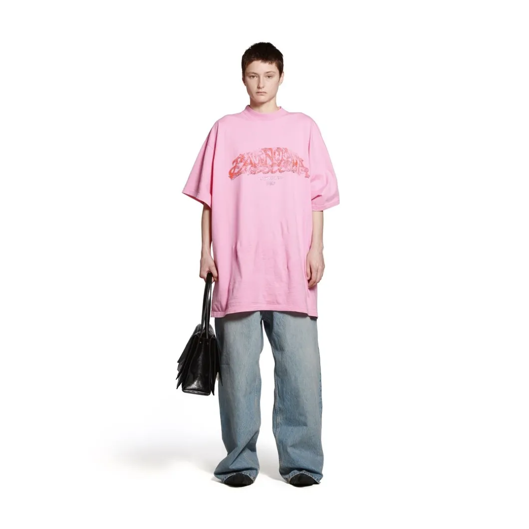 T-shirt Offshore Oversize in Rosa