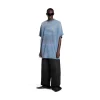 T-shirt Paris Moon Oversize in Blu