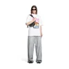 T-shirt Paris Tropical Medium Fit in Bianco/rosa