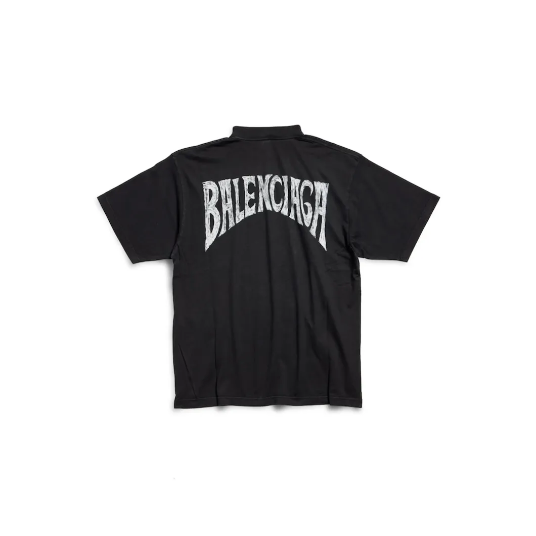 T-shirt Paris Tropical Medium Fit in Nero