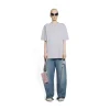 T-shirt Political Campaign Large Fit da Donna in Grigio
