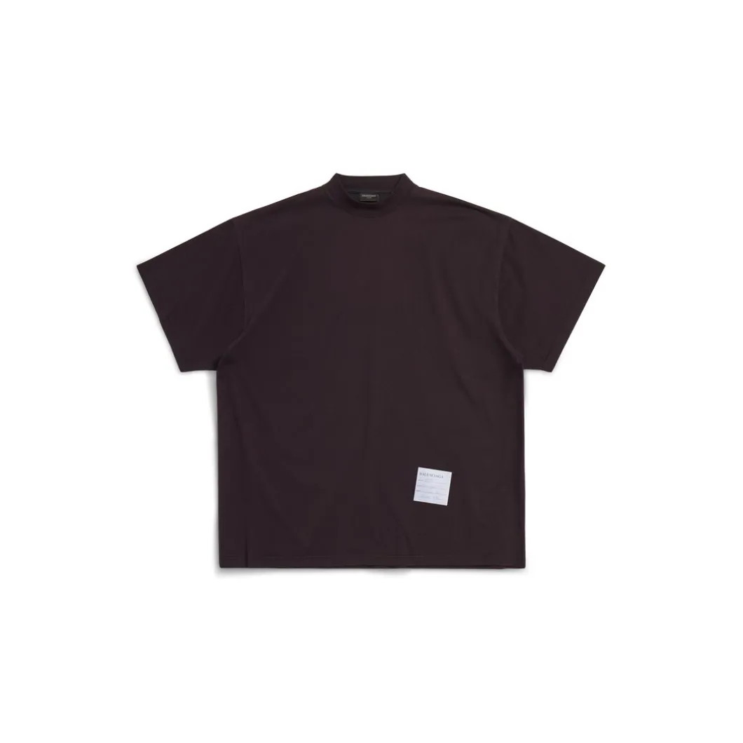 T-shirt Sample Sticker Oversize in Nero