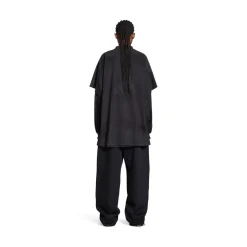 T-shirt Skater Oversize in Nero D&eacute;lav&eacute;