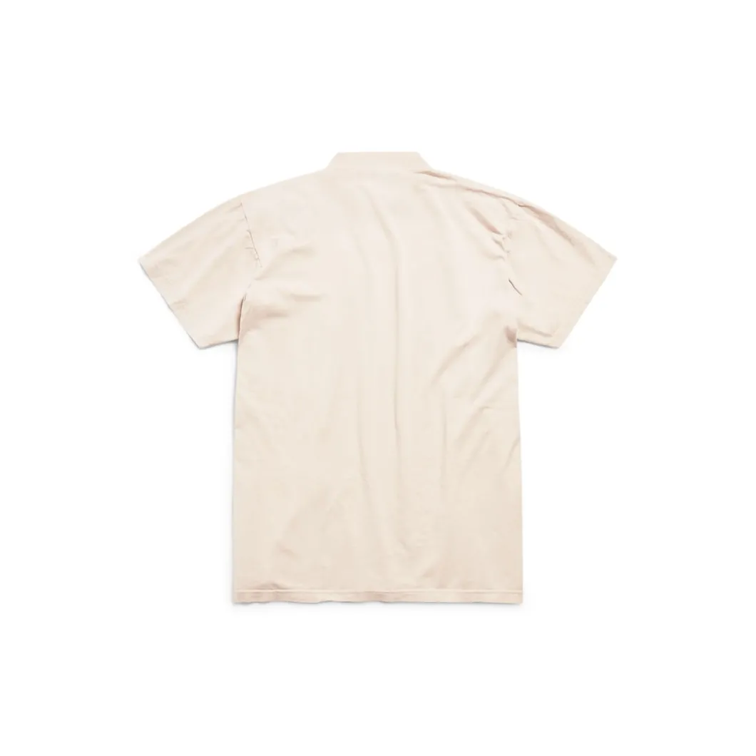 T-shirt Stretched-out Unity Sports Icon Oversize in Beige Chiaro