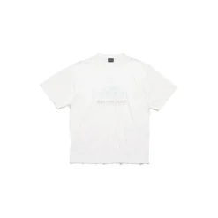 T-shirt Surfer Medium Fit in Bianco