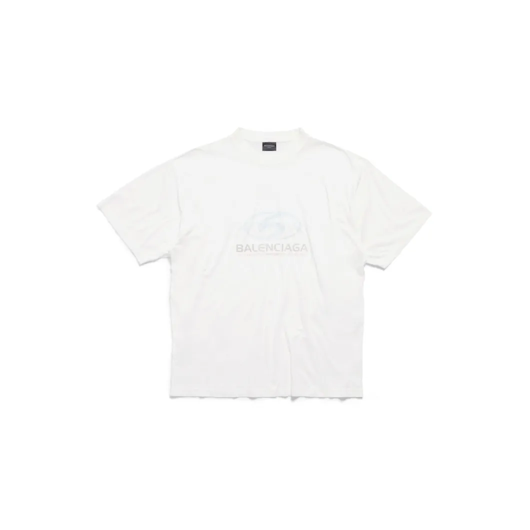 T-shirt Surfer Medium Fit in Bianco
