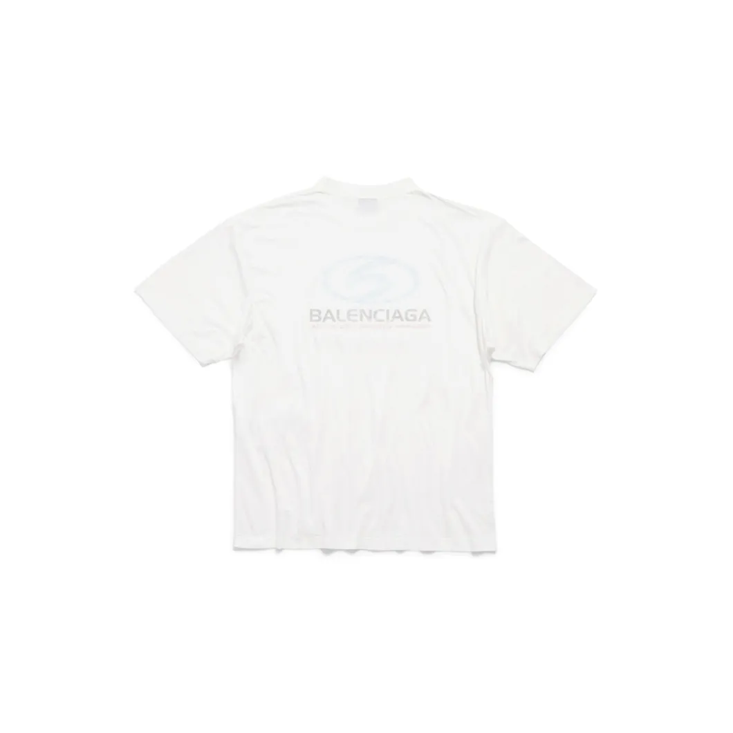 T-shirt Surfer Medium Fit in Bianco