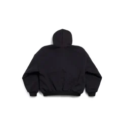 Zip-up Hoodie Capospalla 3b Sports Icon in Nero